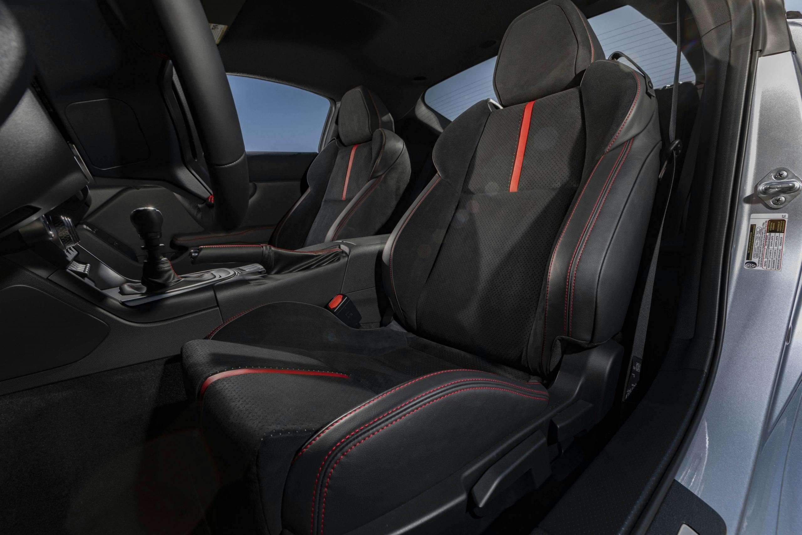 New 2022 Subaru BRZ interior front seats