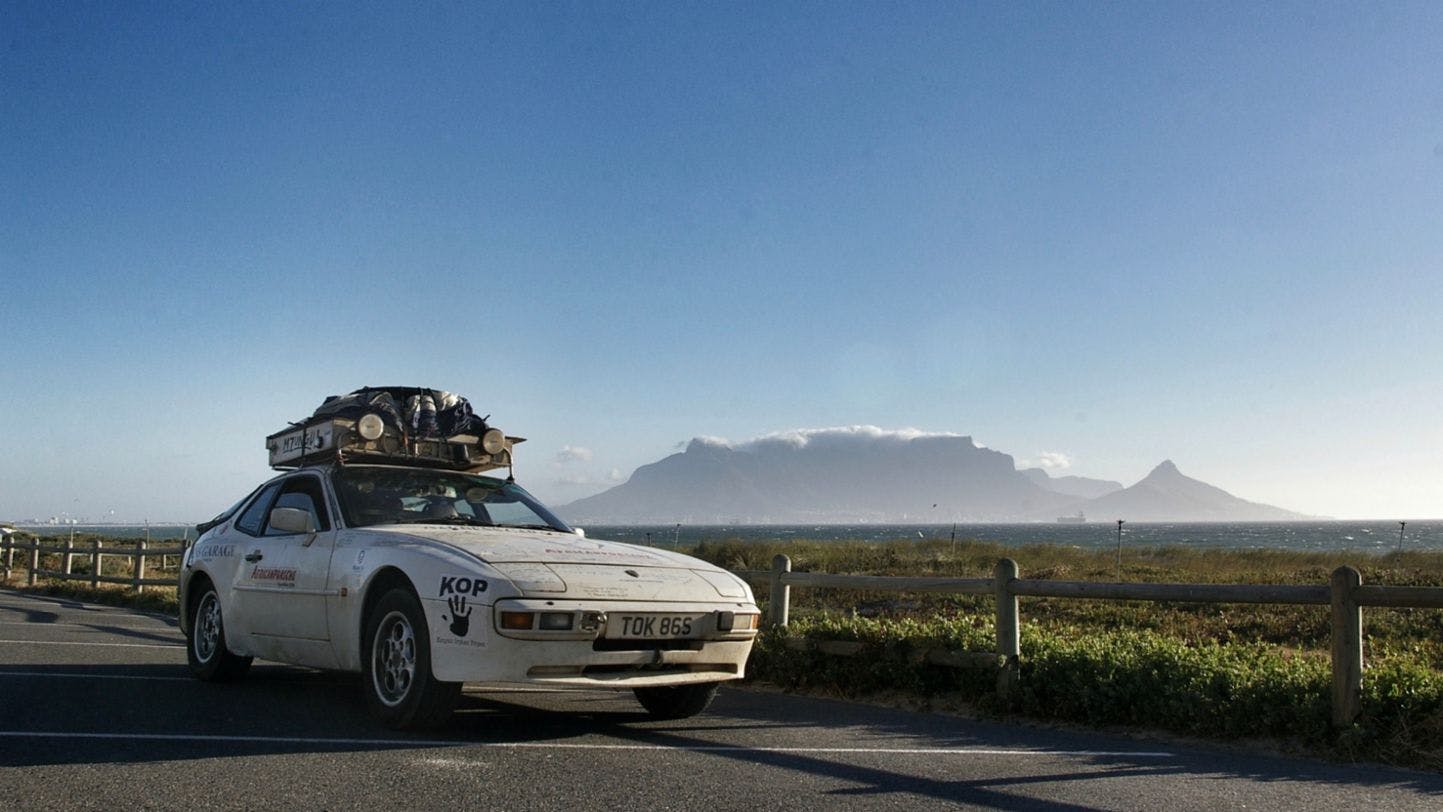 Africa Porsche 944 Journey's end Table Mountain