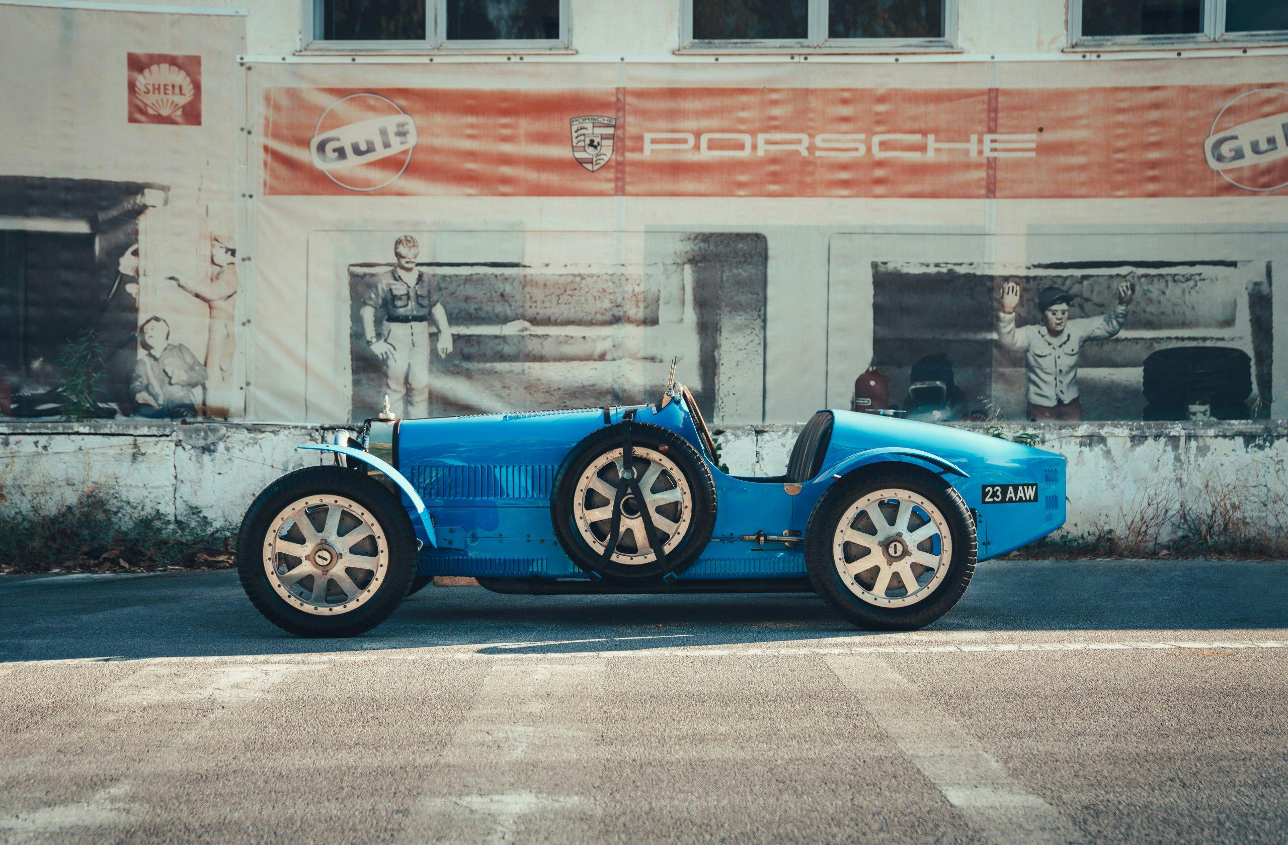 Bugatti Type 35C side profile