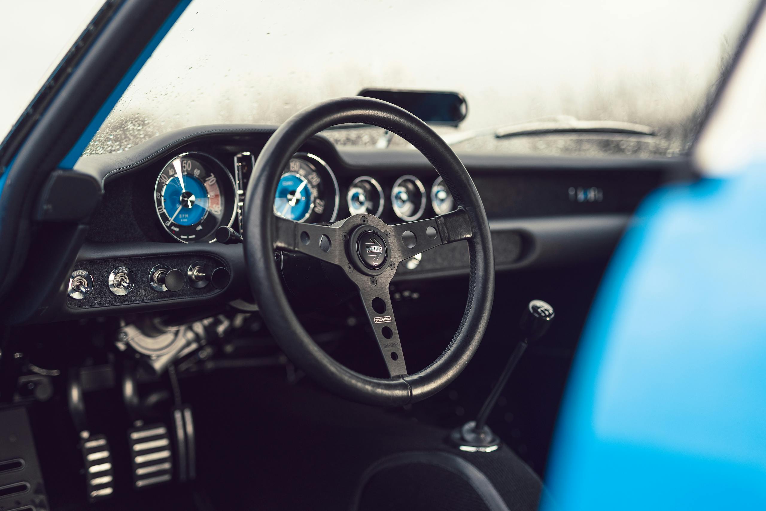 CYAN RACING P1800 steering wheel detail