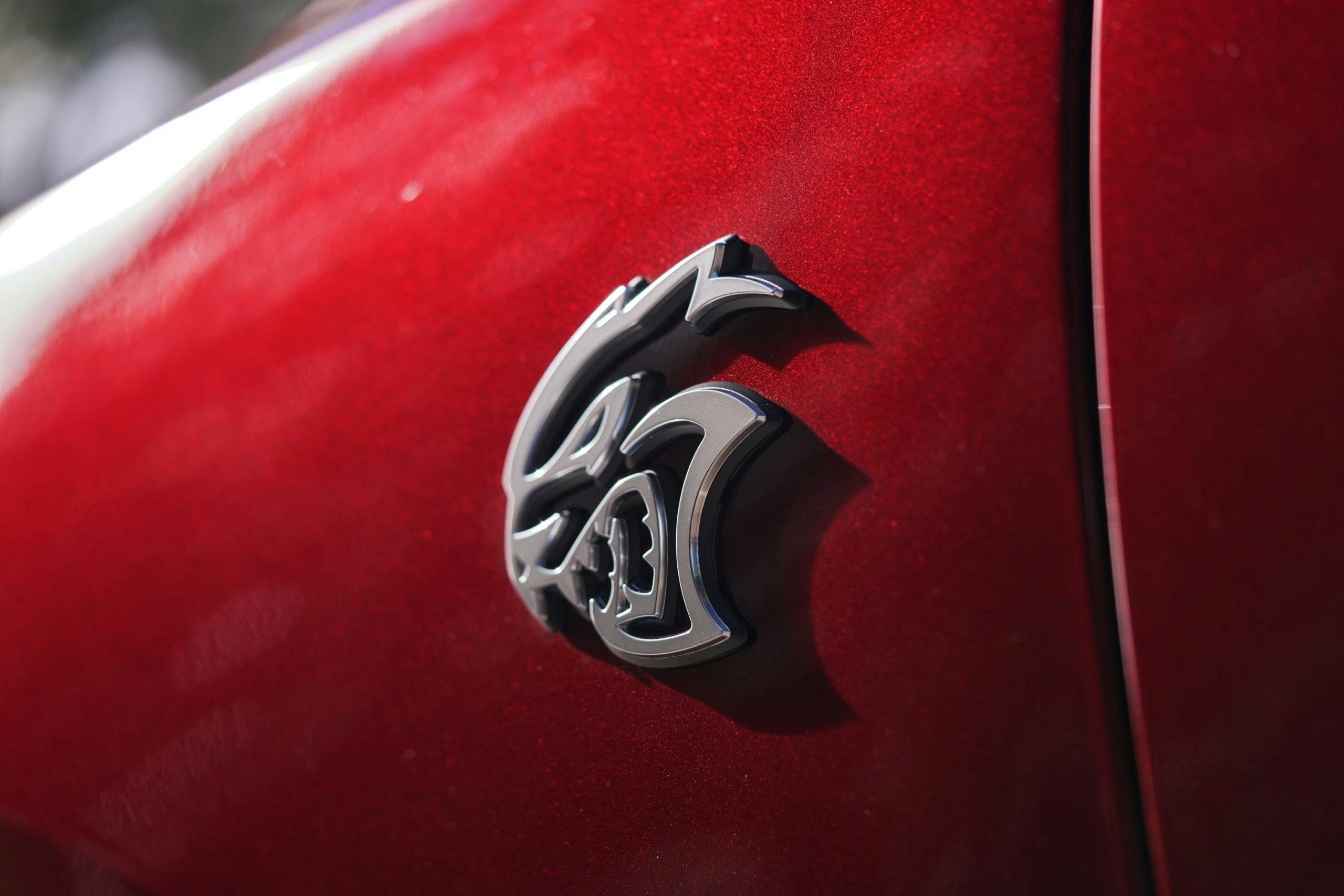 2021 Dodge Durango SRT Hellcat octane red badge