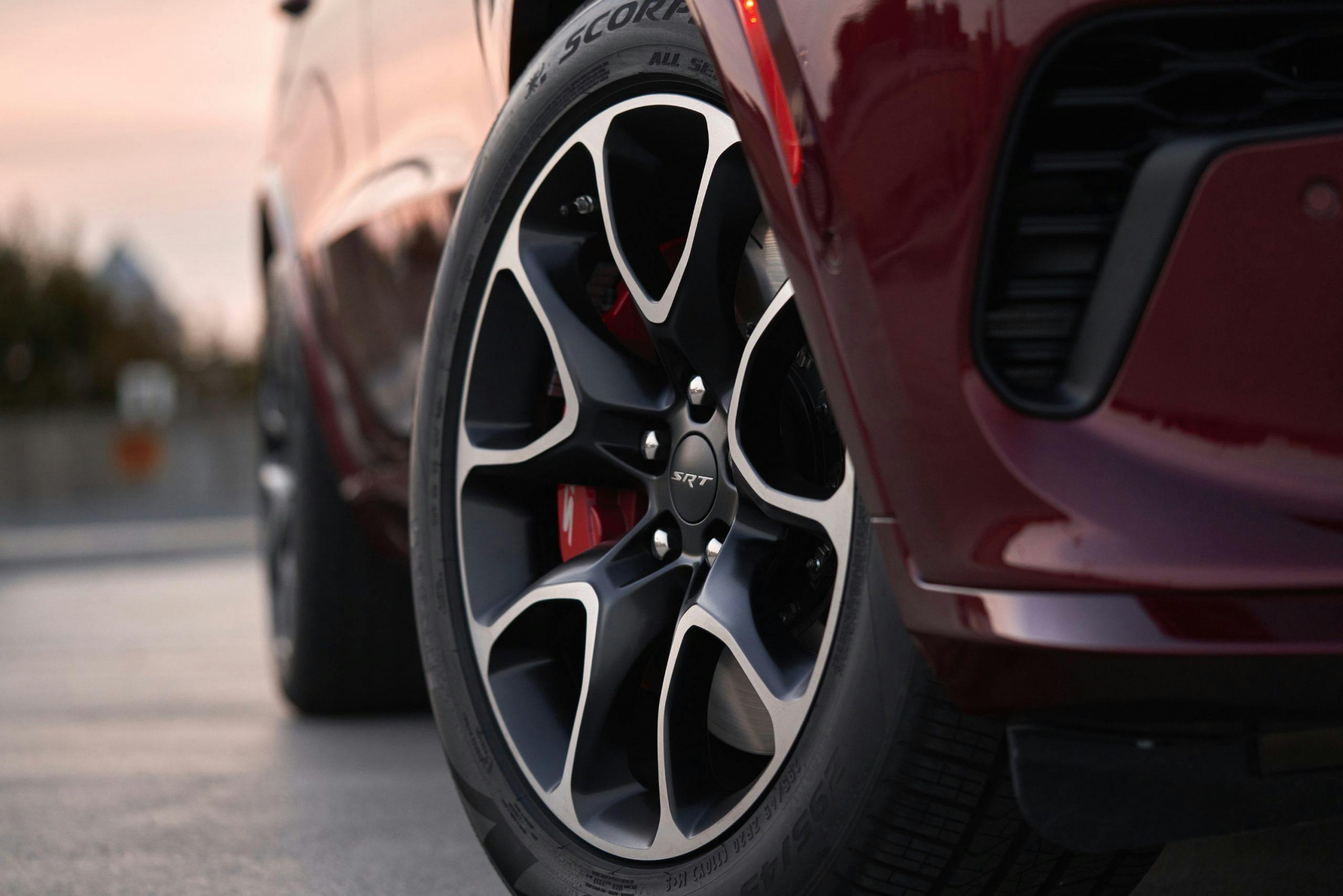 2021 Dodge Durango SRT Hellcat front wheel detail