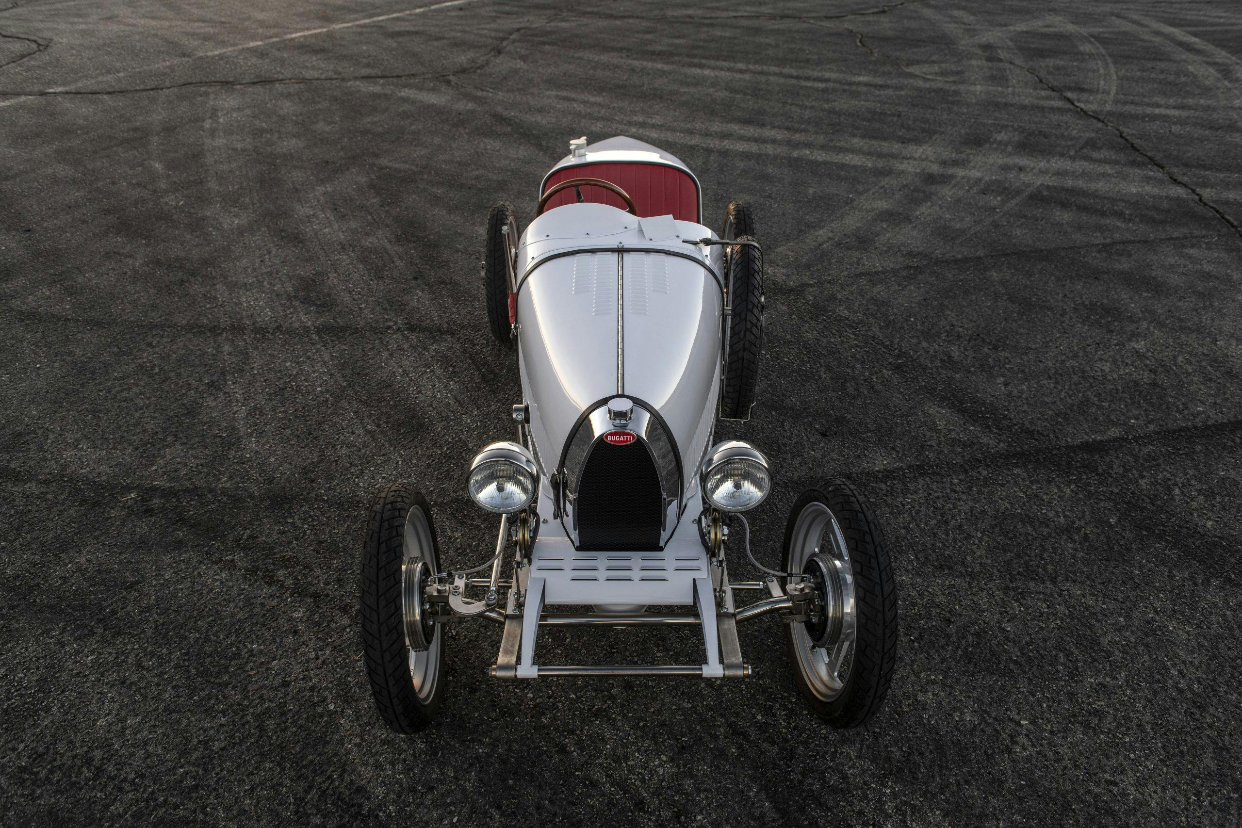 Bugatti Baby II head on