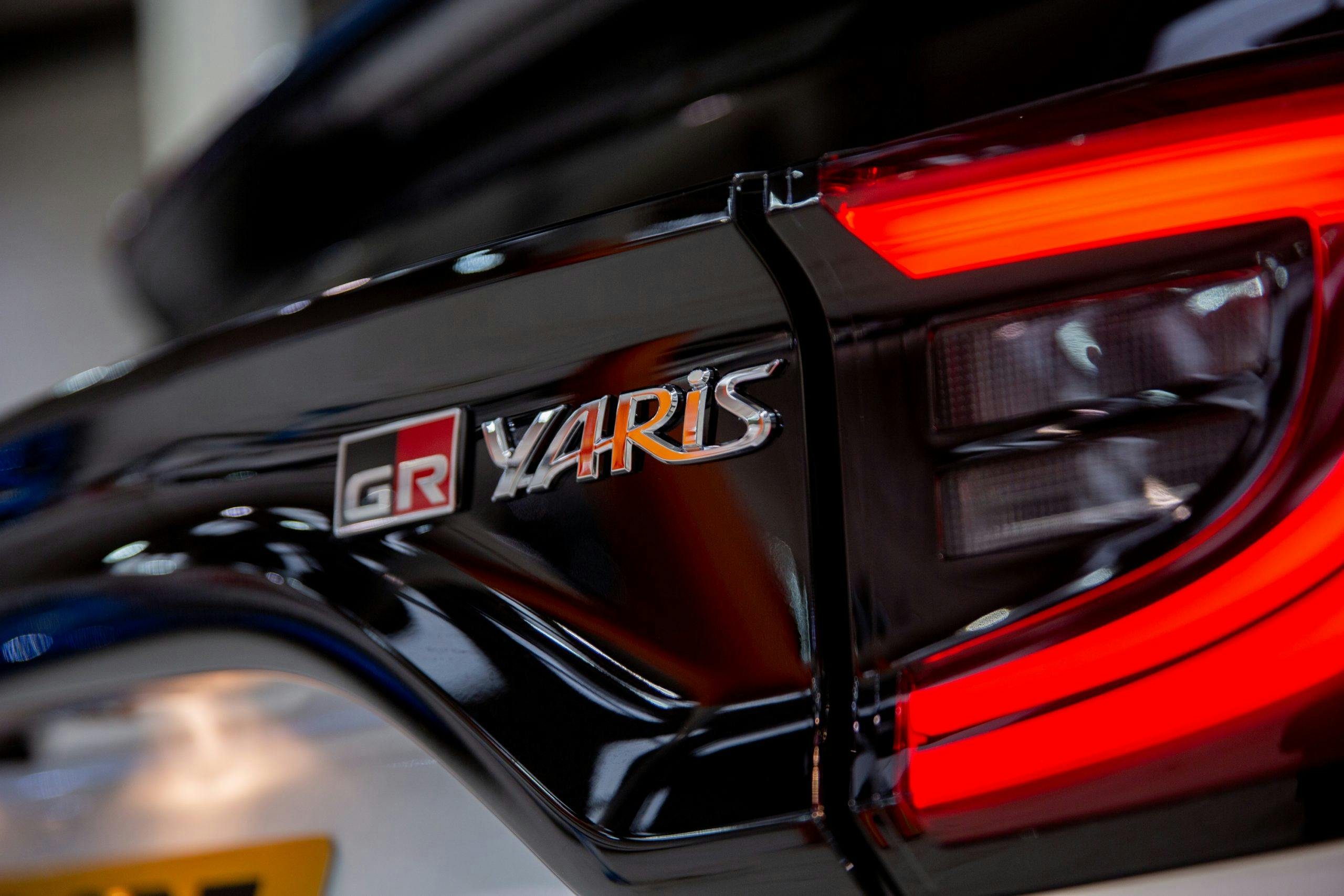 GR Toyota Yaris badging