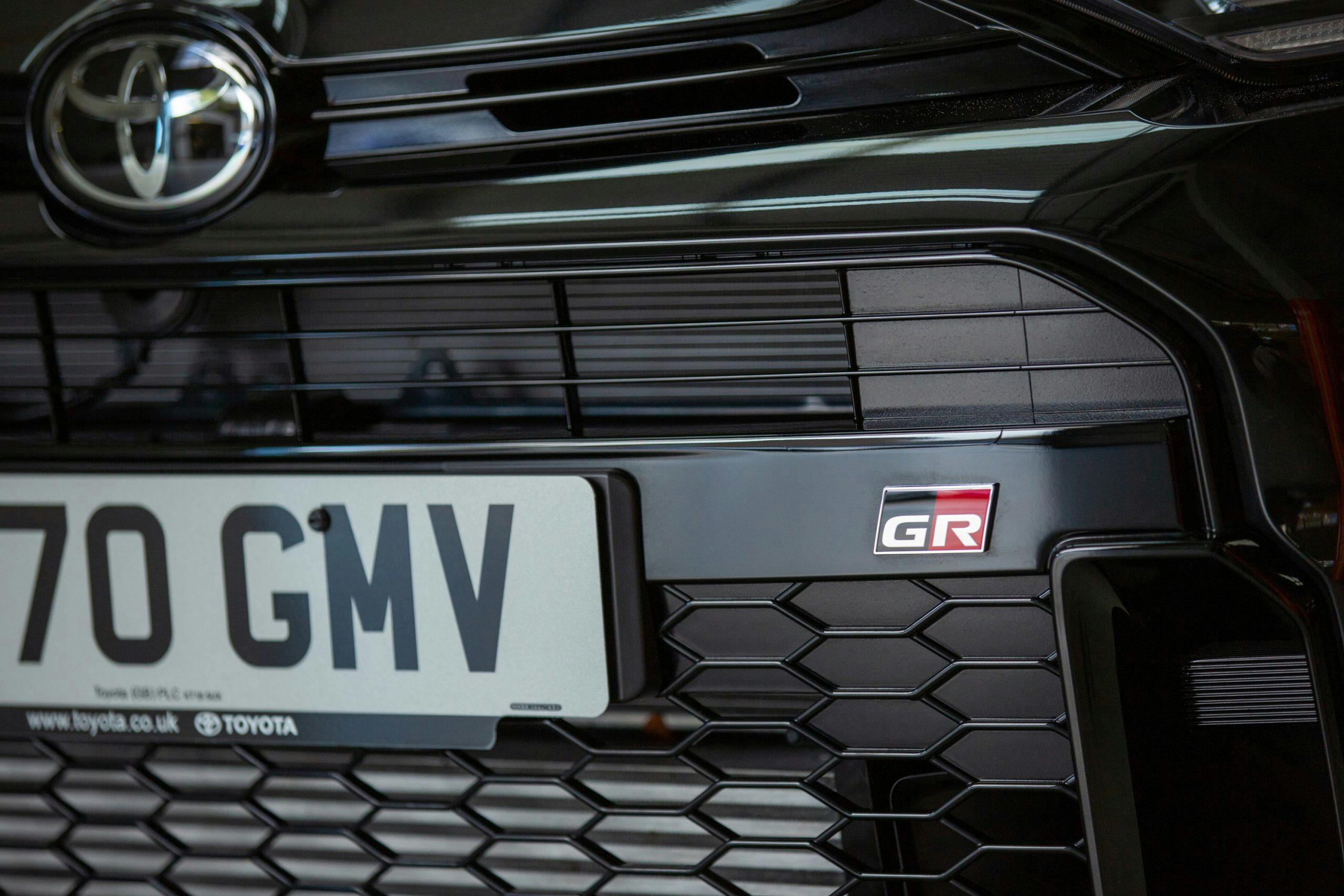 GR Toyota Yaris grille detail