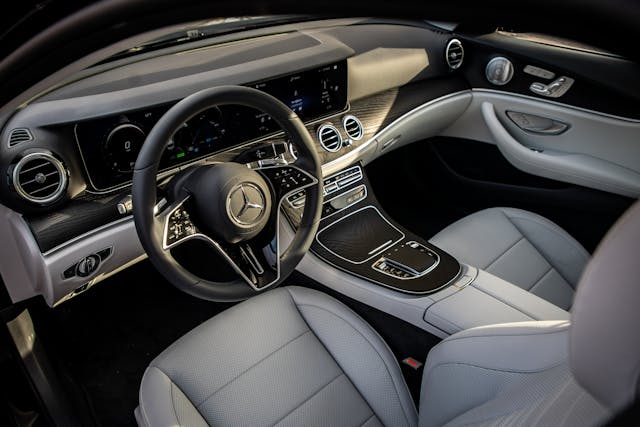 2021 Mercedes Benz E 450 4MATIC cabin interior