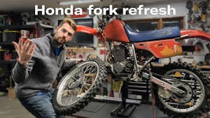 Fork refresh for a Honda XR250R | Kyle’s Garage – Ep. 19