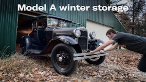 Model A storage and starting on the Corvair’s exhaust | Kyle’s Garage – Episode 20
