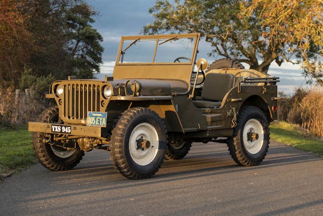 McQueen Willys Jeep front three-quarter