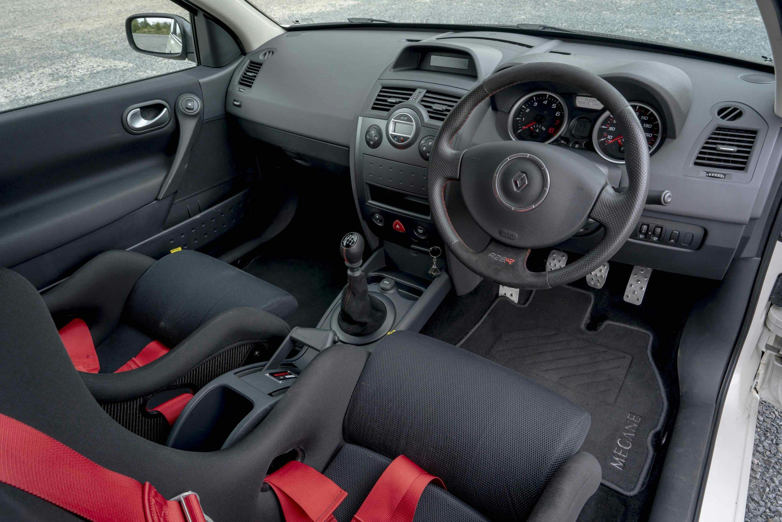 Renault Megane R26R interior drivers cockpit