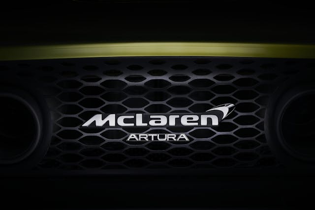 McLaren artura name rear exhaust