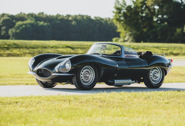 vintage Jaguar XKSS continuation front three-quarter