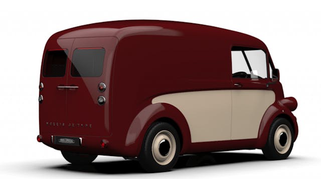 Morris Commercial JE van rear