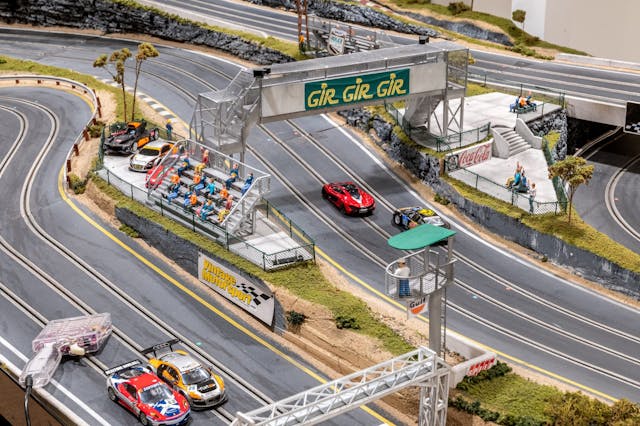 Slot Car Racetrack overpass