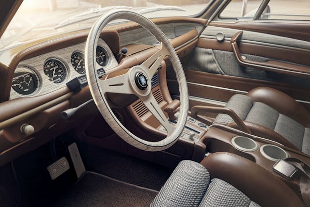 Speedkore 1972 BMW 3-0 CSi interior detail