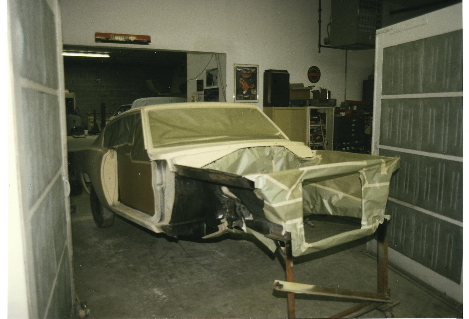 1997 paint prep 1969 Plymouth Barracuda