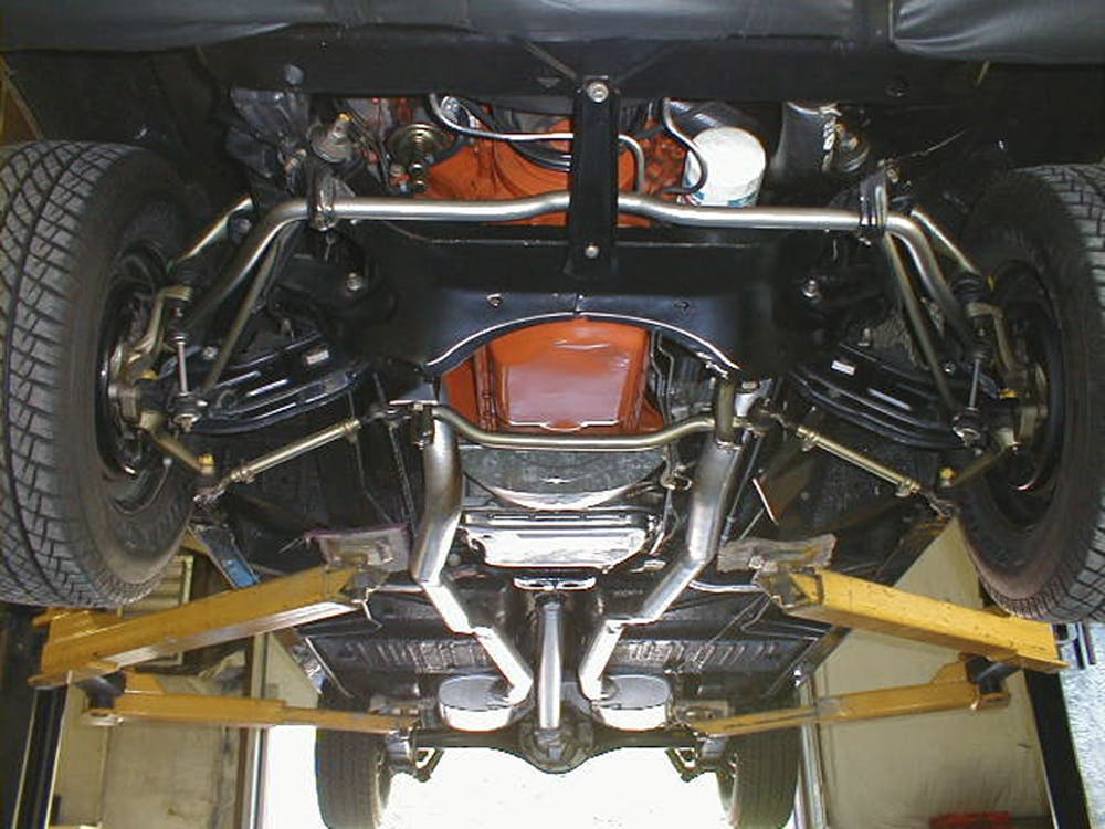 1969 Plymouth Barracuda undercarriage
