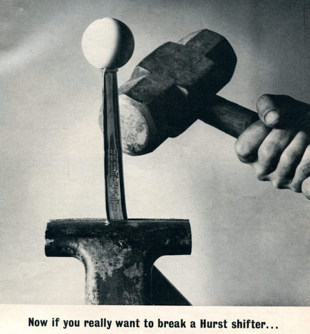 Hurst Shifter Vintage Ad
