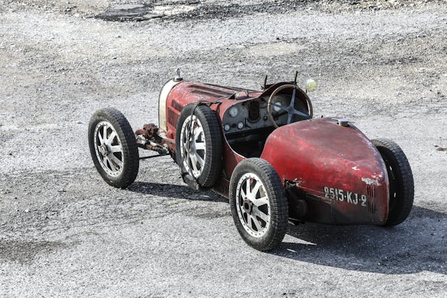 1928 Bugatti Type 35C Grand Prix rear three-quarter