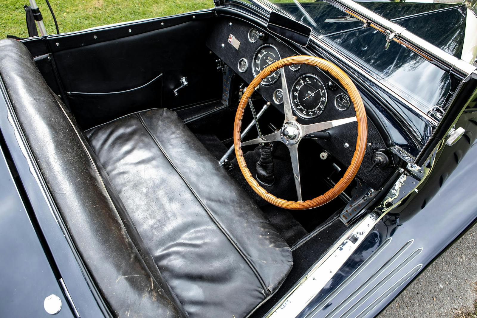 1931 Bugatti Type 55 Figoni interior cockpit