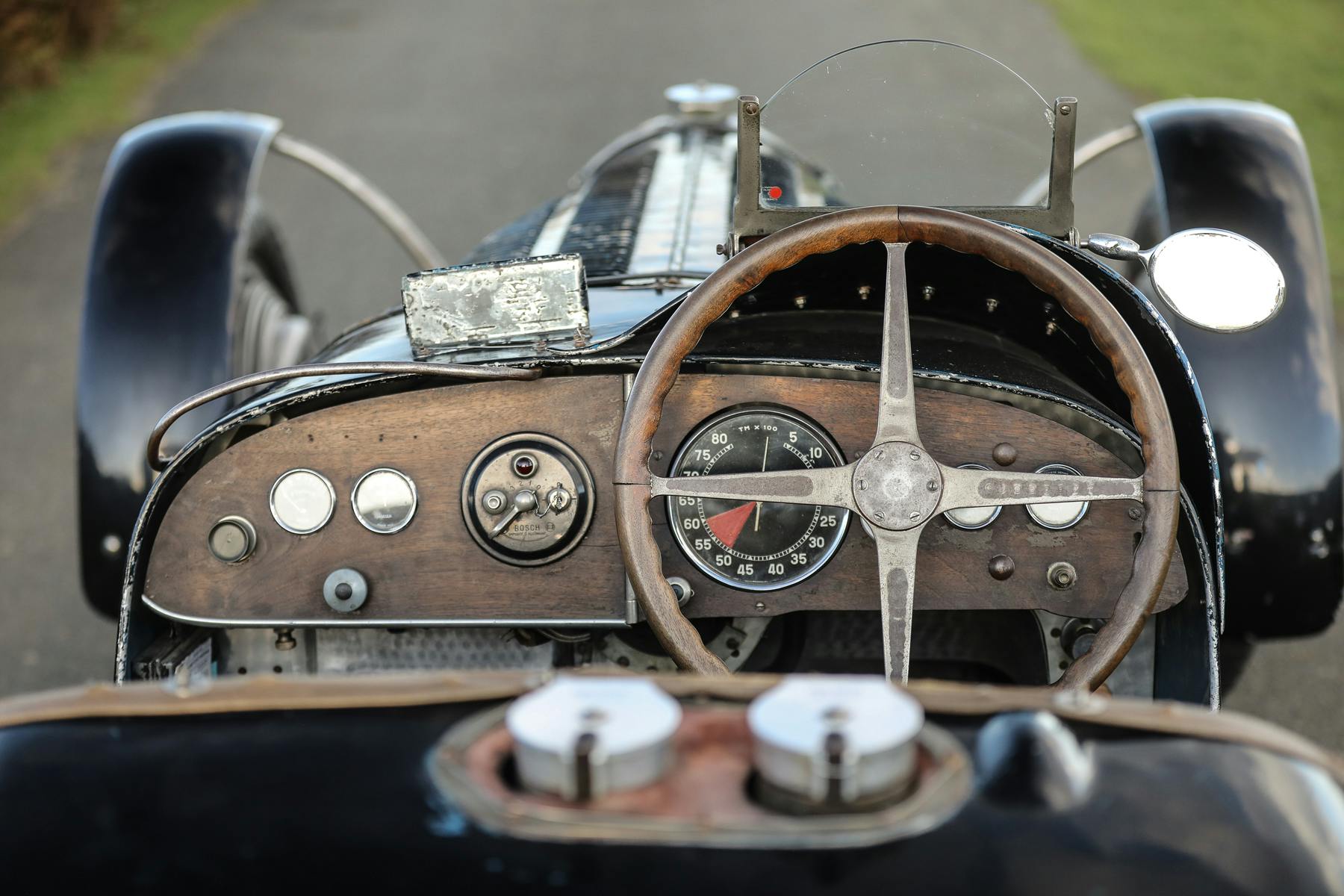 1934 Bugatti Type 59 interior cockpit
