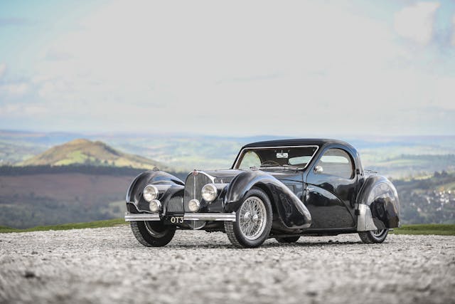 1937 Bugatti Type 57S Atalante front three-quarter