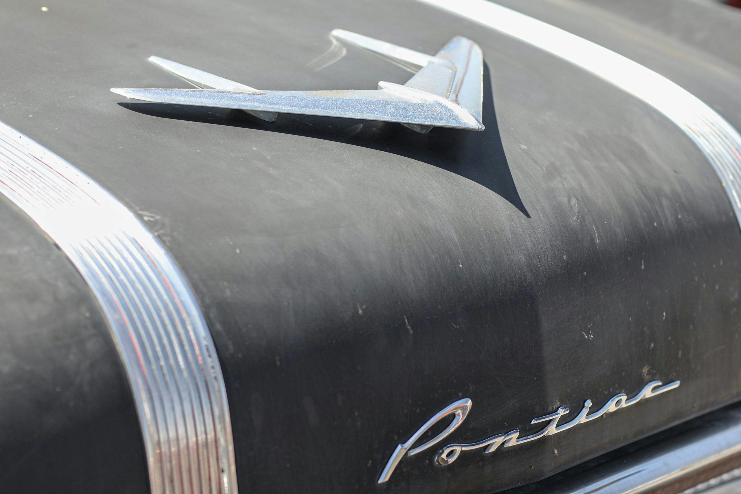 1956 Pontiac hood ornament jet