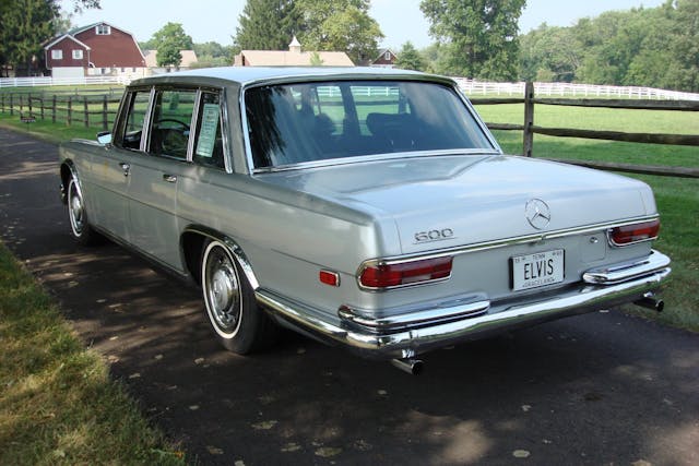 1969 Mercedes-Benz 600 Elvis car rear three-quarter