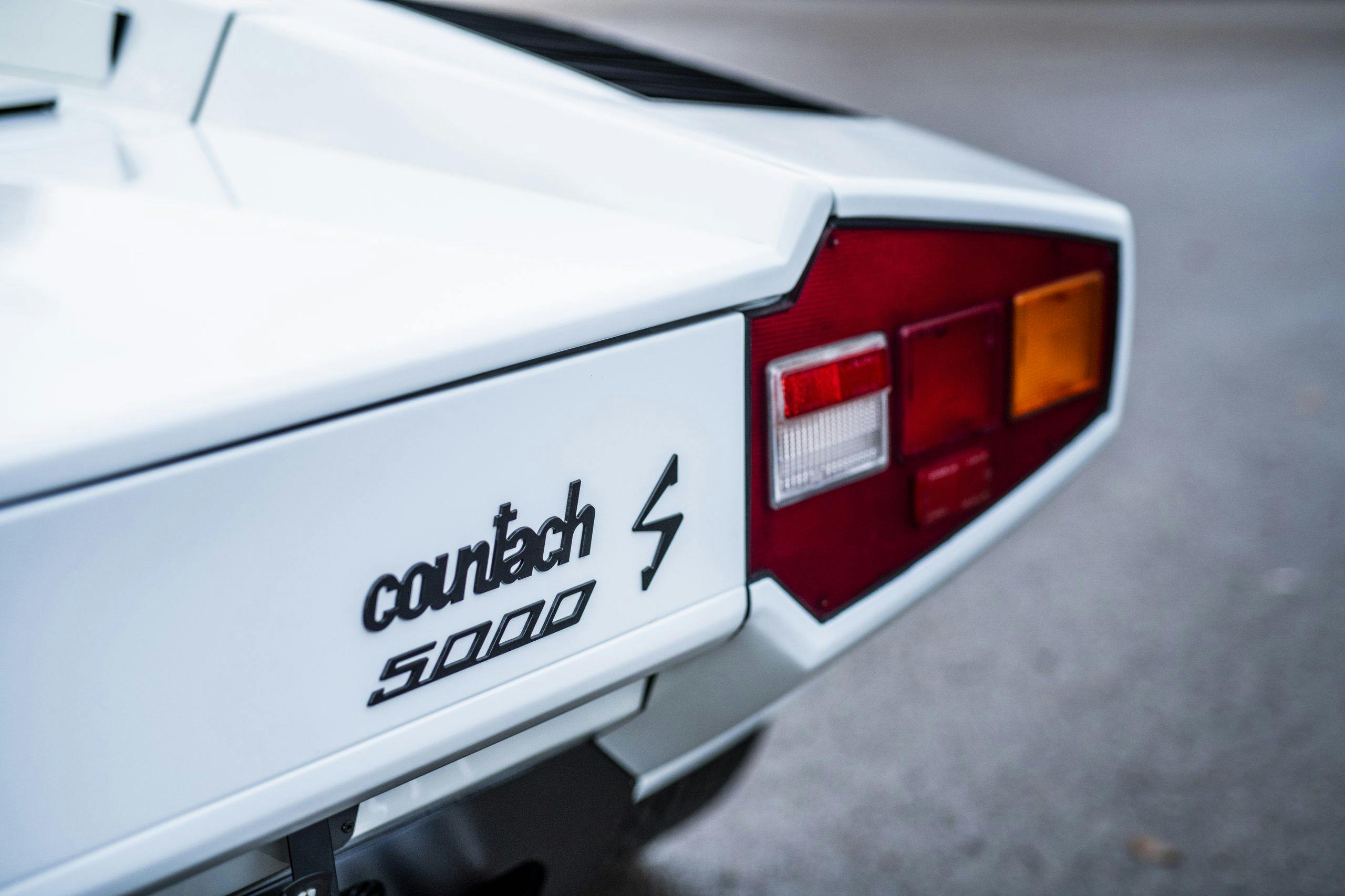 1984 Lamborghini Countach LP500 S by Bertone badge detail