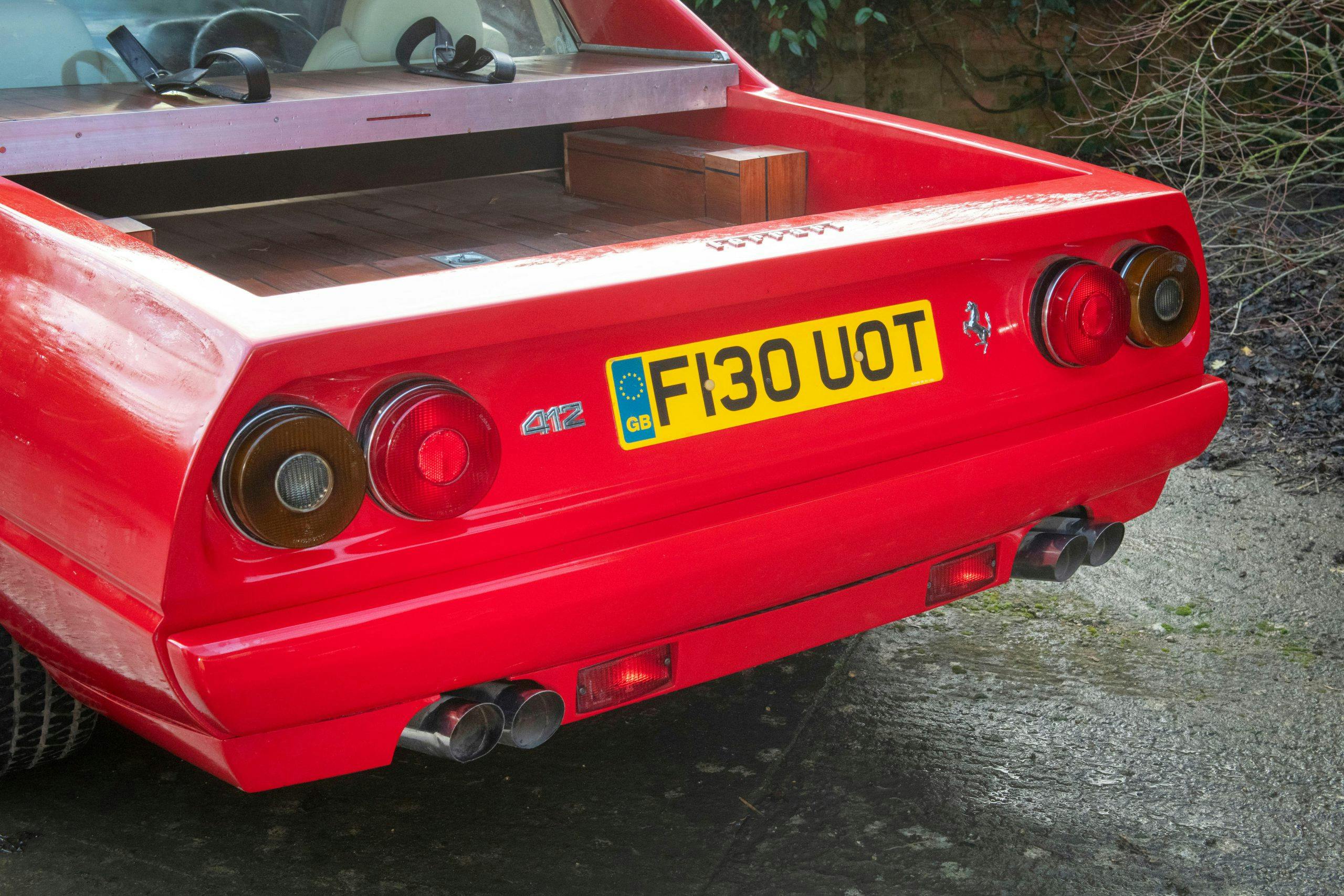 1985 Ferrari 412 Custom Pickup rear bed taillights
