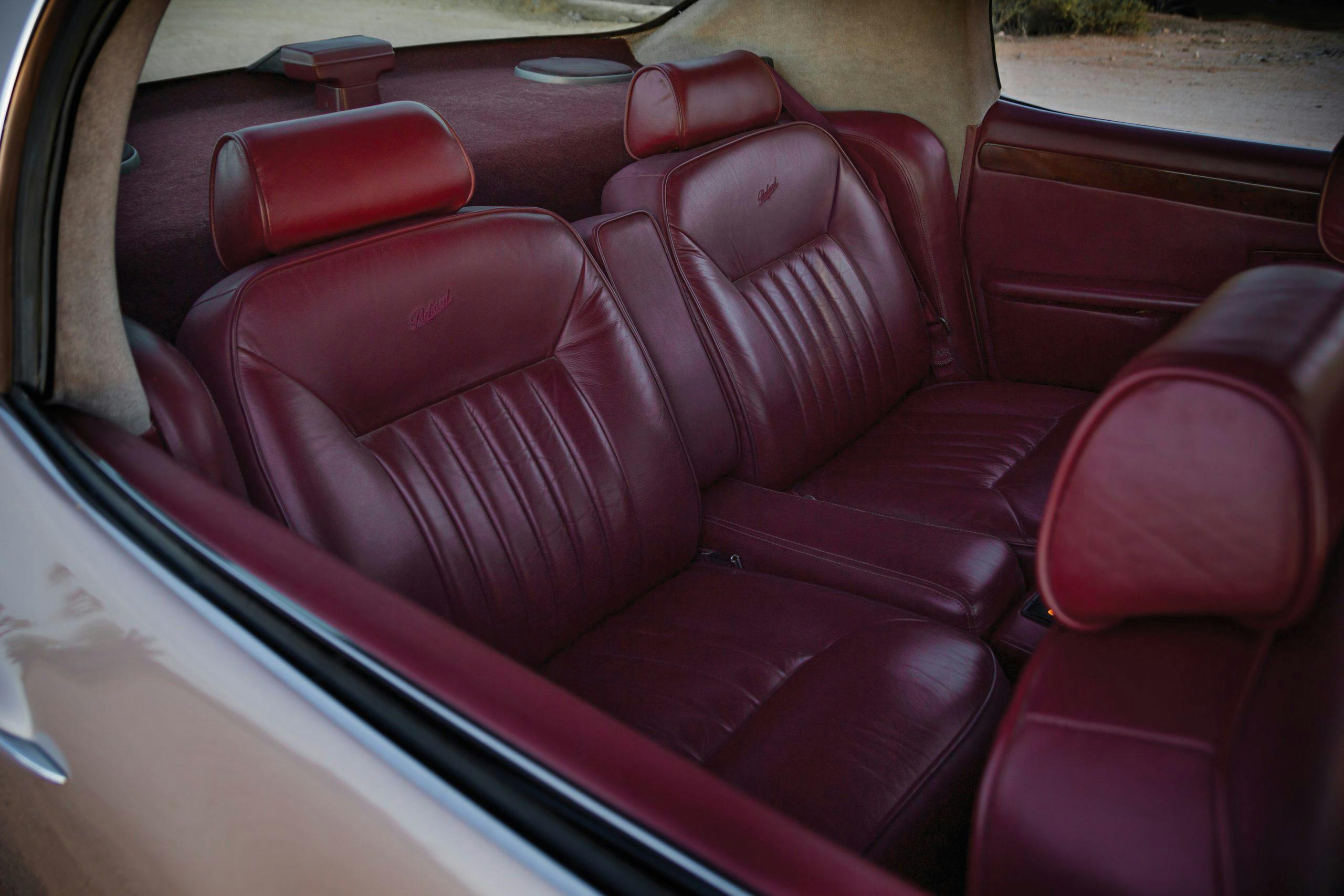 1999 Packard Twelve Prototype interior rear seats