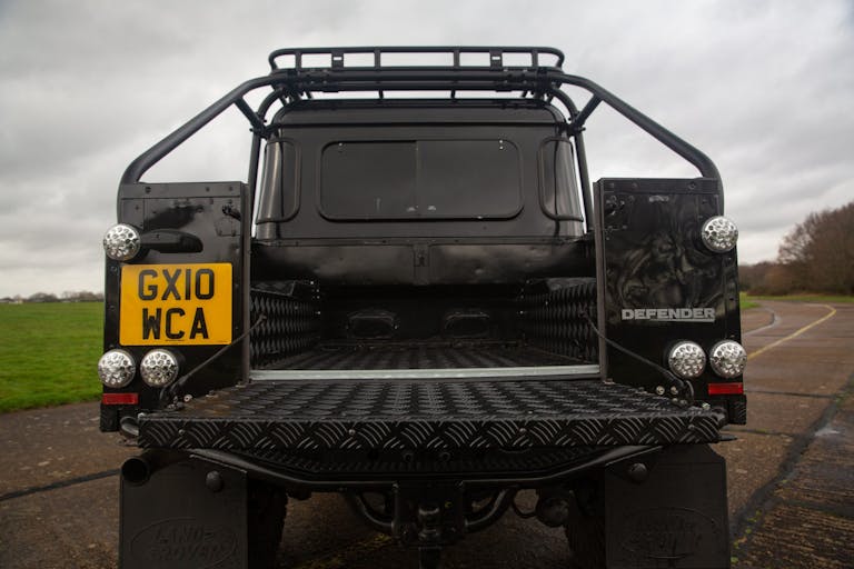 Defend your evil lair with this Land Rover from James Bond's 