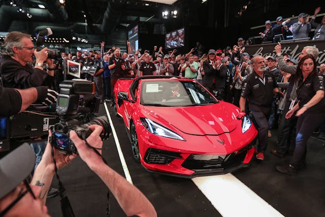 2020 barrett jackson auction scottsdale arizona c8 corvette charity