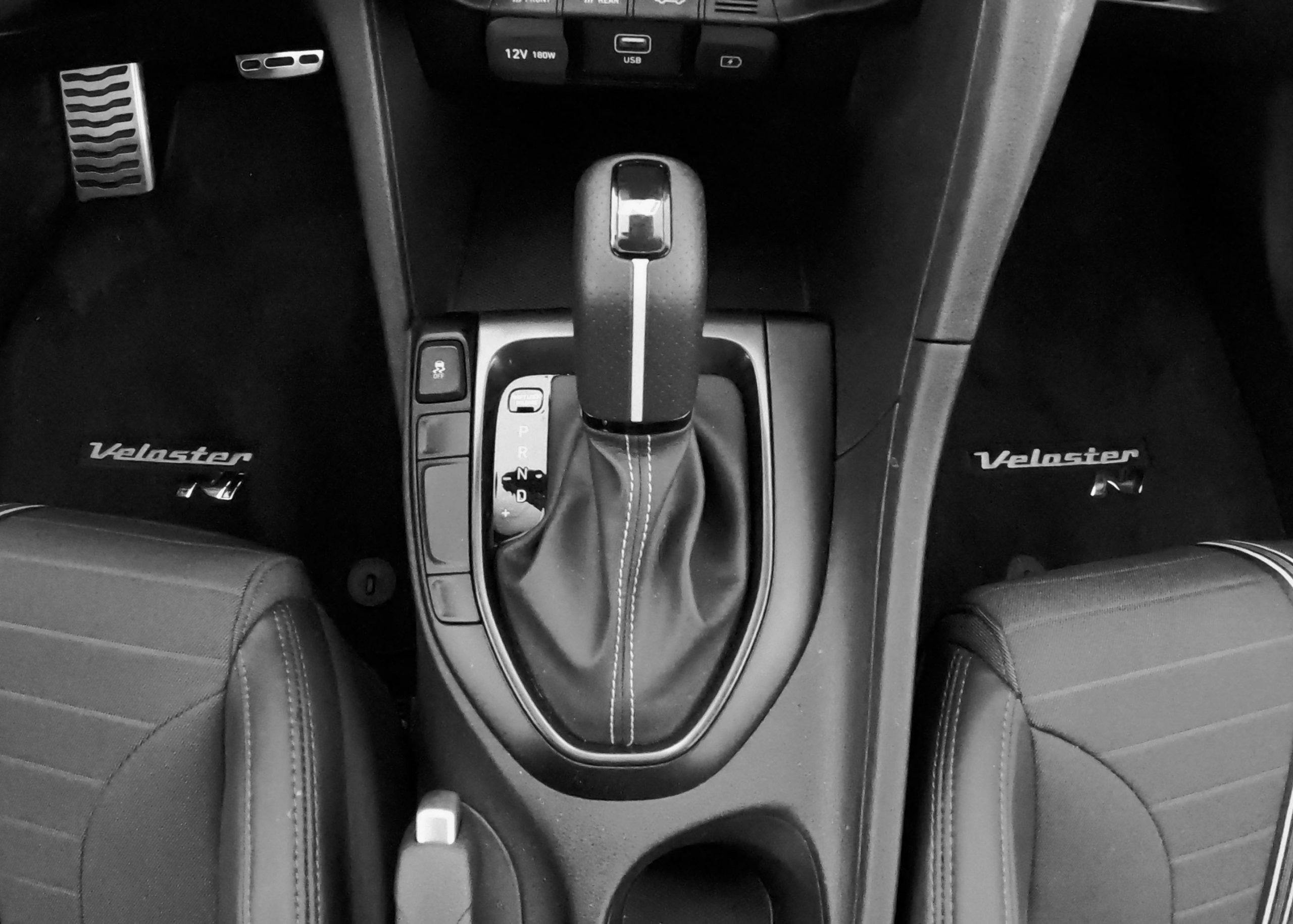 2021 Hyundai Veloster N interior shifter