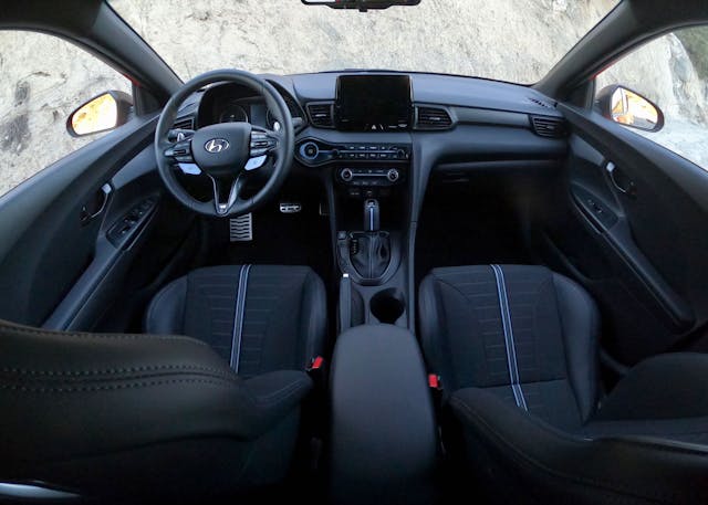 2021 Hyundai Veloster N interior front
