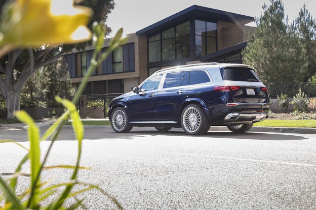 2021 Mercedes-Maybach GLS 600 rear three-quarter