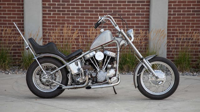 48 Harley Davidson Panhead chopper Mecum