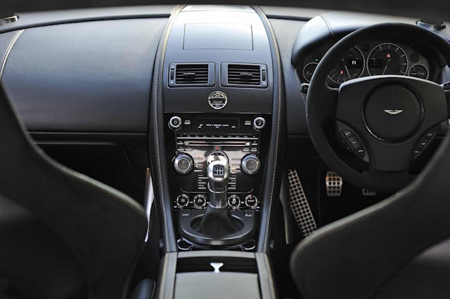 Aston Martin Vantage interior dash