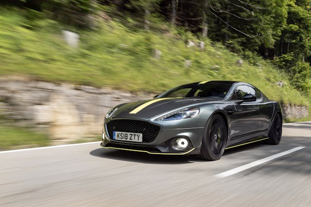 Aston Martin Rapide AMR dynamic action