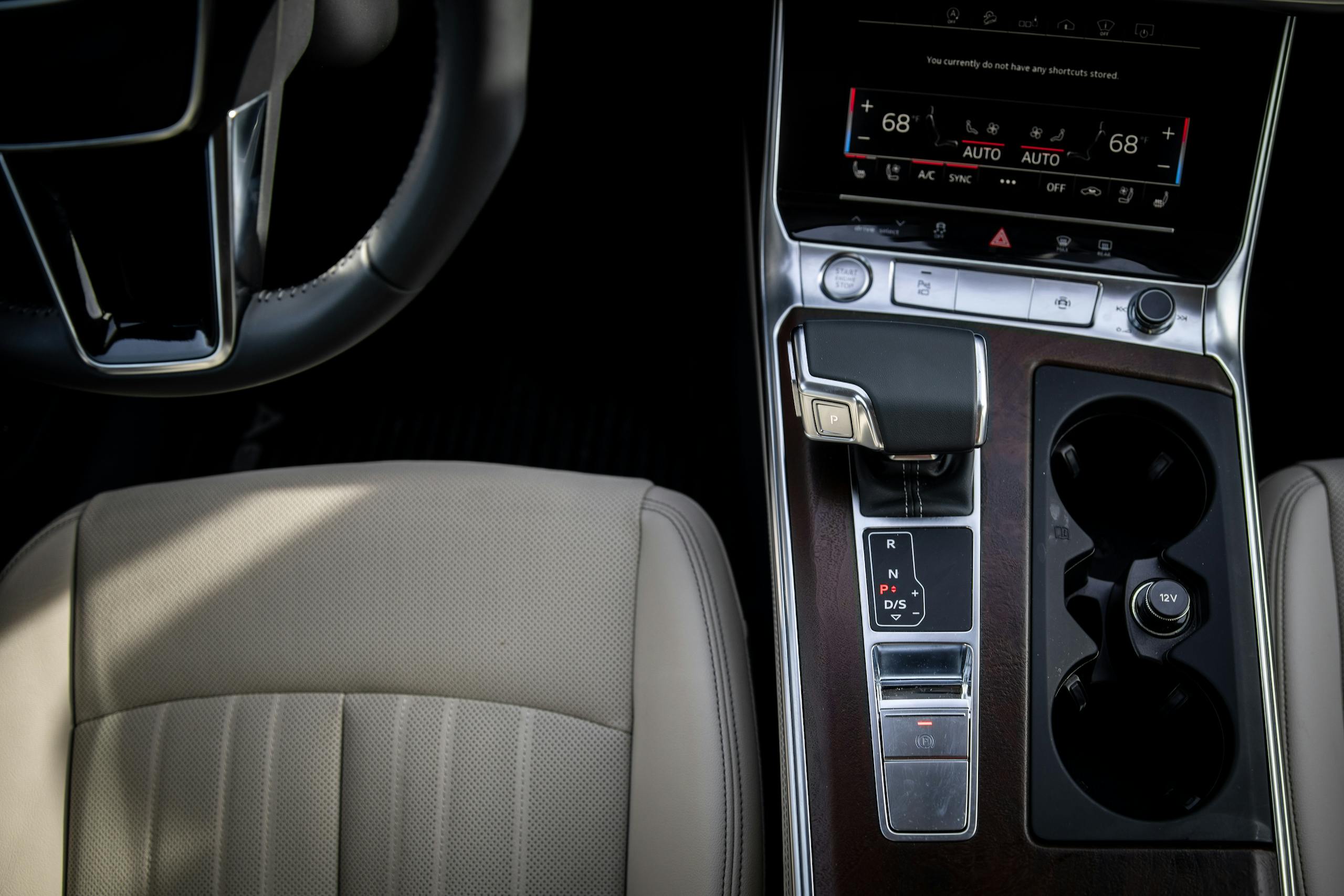 Audi A6 Allroad Quattro Wagon interior center console detail