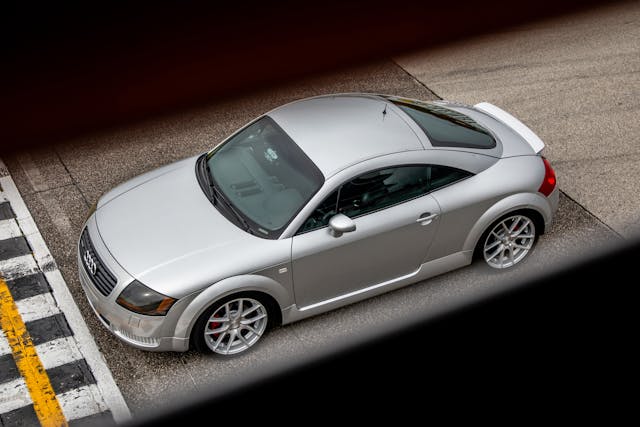 Audi TT Quattro elevated front three-quarter Audi TT Quattro elevated front three-quarter