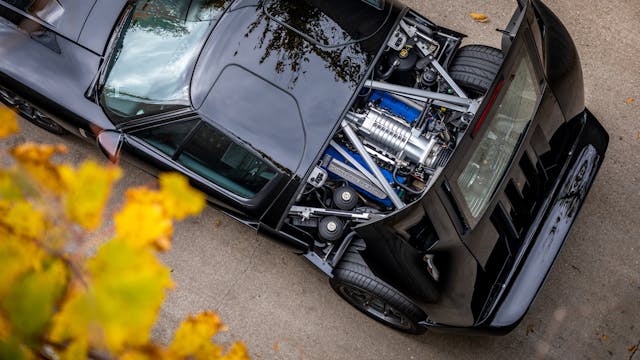 Ford GT overhead engine bay