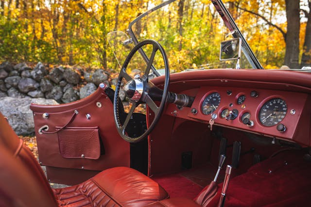 2021 Jaguar XK 120 interior front dash angle