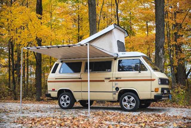 Volkswagen Vanagon top and awning out