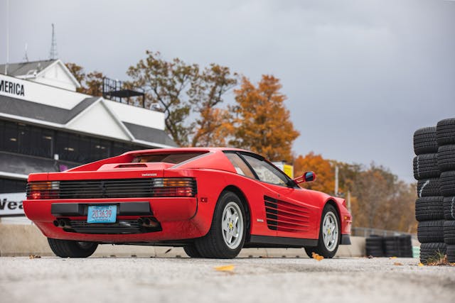 Ferrari Testarossa rear three-quarter