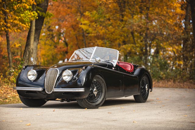 Jag XK120 front three-quarter