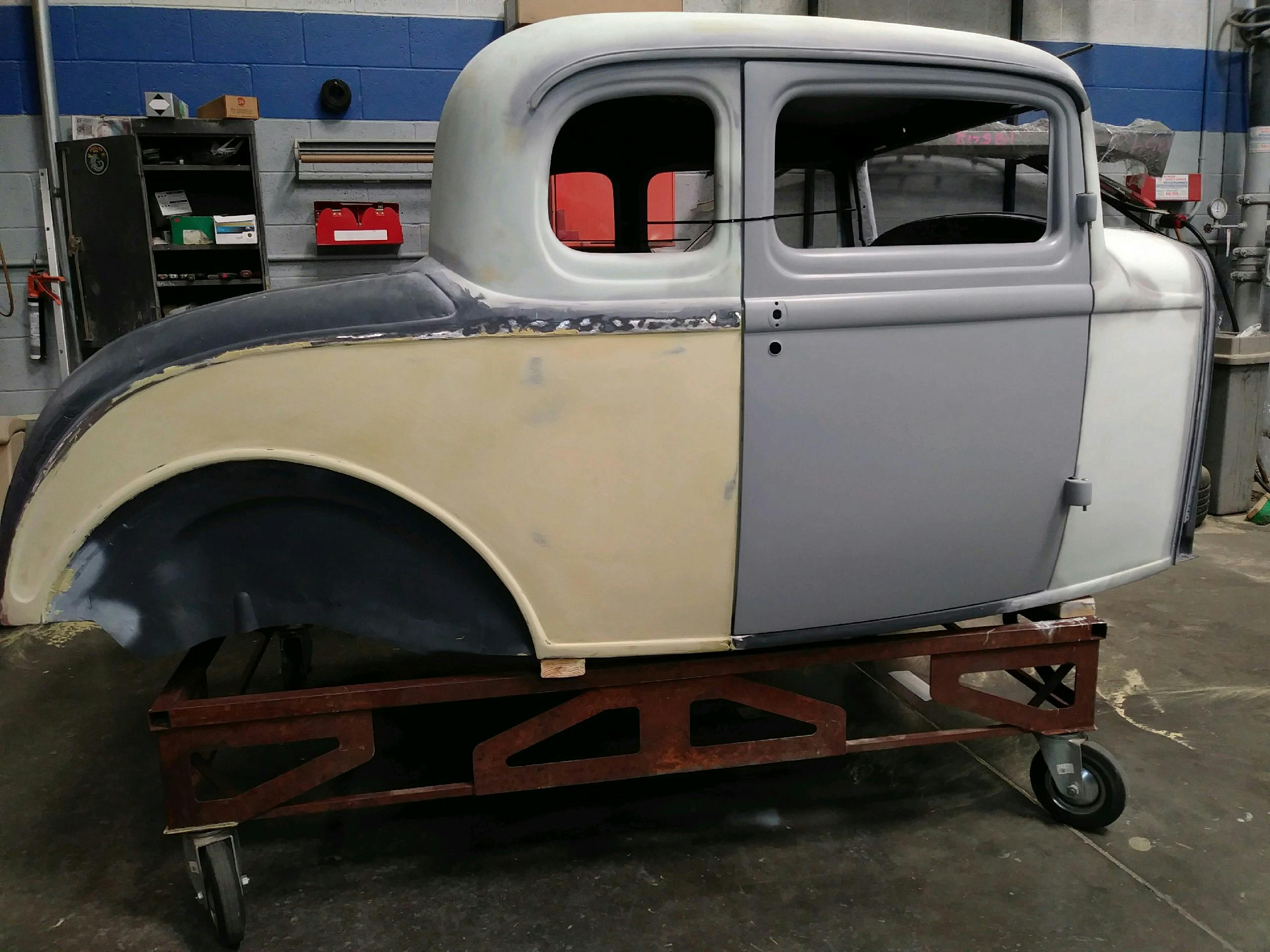 Ford 5-Window Coupe project bodywork