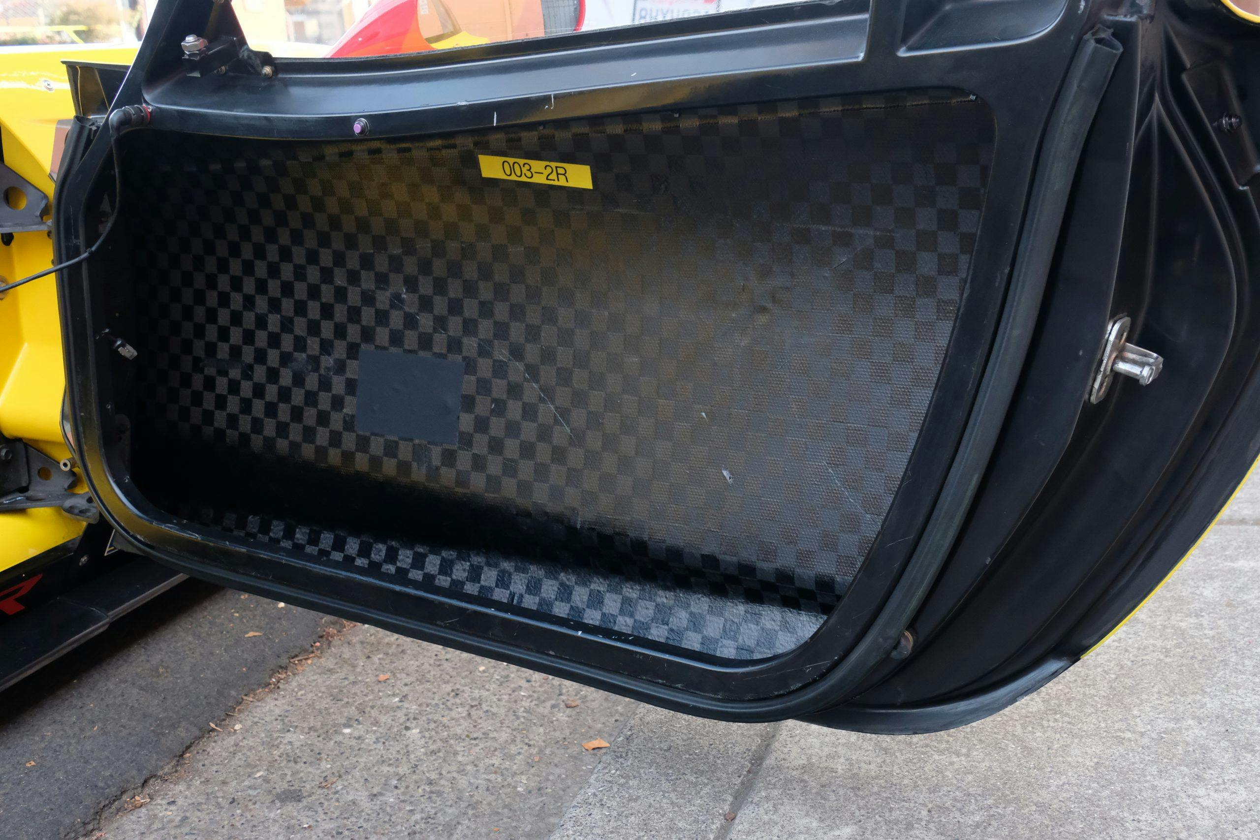 2015 corvette c7.r door panel