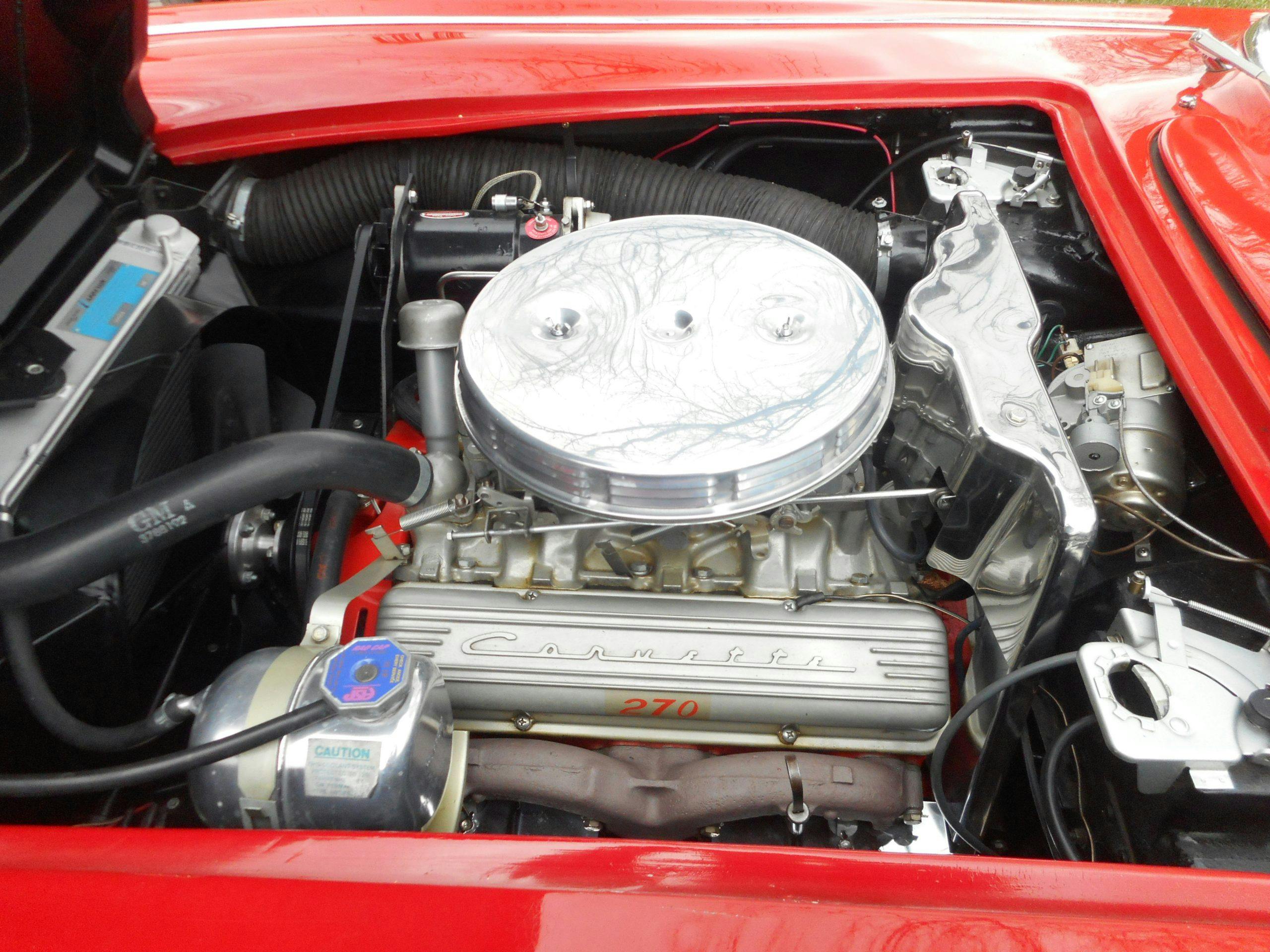 1961 Chevrolet Corvette engine