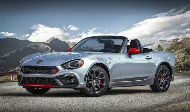 2020 Fiat 124 Spider Abarth front three-quarter